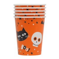 Bicchieri Halloween Boo da 250 ml - 6 unità