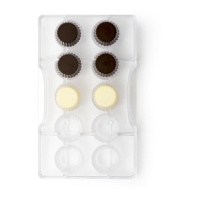 Stampo per pirottini di cioccolato 20 x 12 cm - Decora - 10 cavità