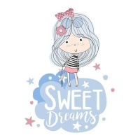 Carta sublimata A3 girl sweet dreams - Artis decor - 1 pz.