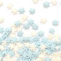 Fiocco di neve bianco e blu 50 gr - Scrapcooking