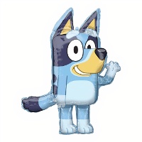 Palloncino a forma di Bluey 81 x 60 cm