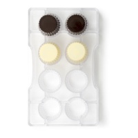 Stampo per pirottini di cioccolato 20 x 12 cm - Decora - 8 cavità