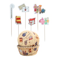 Capsule per cupcake Ron Weasley - 24 pezzi.