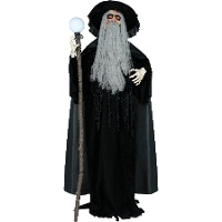 Mago con luce, suono e movimento di 1,90 m