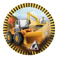 Piatti di costruzione pala caricatrice di 23 cm - 8 pezzi