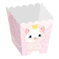 Scatola Princess con gattino basso - 12 pezzi