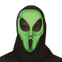 Maschera di alieno con cappuccio