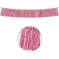 Ghirlanda di frange metalliche fucsia 1,35 m