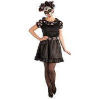 Costume da Catrina nera per adulti