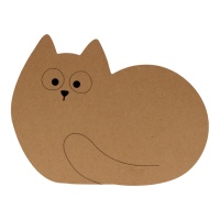 Silhouette MDF 25 cm | Palla per gatti