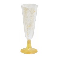 Coppa da 150 ml con effetto glitter - 4 pezzi