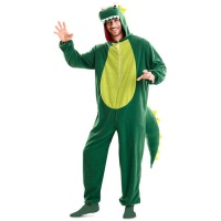 Costume da drago verde per adulti