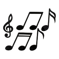 Coriandoli a note musicali - 10 unità