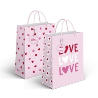 Sacchetto regalo Sweet Love 32 x 26 x 10 cm - 1 pz.