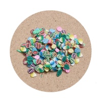 Bottoni decorativi foglie decorative da 0,5 cm
