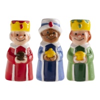 Figurine per la torta sorridente dei Re Magi da 3 a 3,5 cm - Dekora - 100 unità