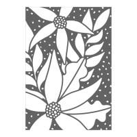 Stencil di fiori e pois 30 x 20,5 cm - Artemio