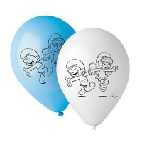 Palloncini Puffi blu e bianchi - Ciao - 10 pz.