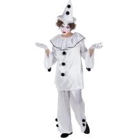 Costume da Arlecchino per uomo in bianco e nero