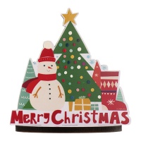 Cake topper Buon Natale 11 x 11 cm - Dekora