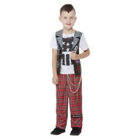 Costume bambino punk rocker