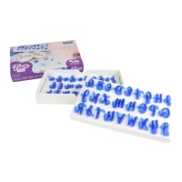 Set di timbri per lettere calligrafiche - PME - 52 pz.