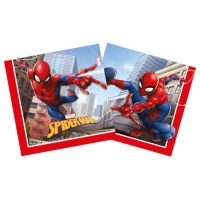 Tovaglioli Spiderman in the city 16,5 x 16,5 cm - 20 unità