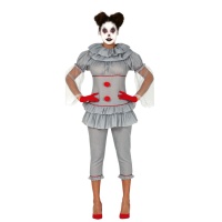 Costume clown del terrore da donna