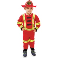 Costume da pompiere con cappello per bambini
