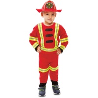 Costume da pompiere con cappello per bambino