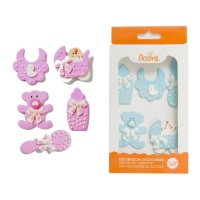 Decorazioni di zucchero bebè - Decora - 5 unità
