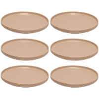 Piatto da 26,5 cm liscio in gres - 6 unità