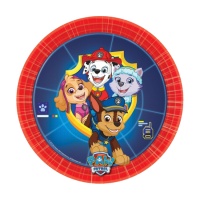 Piatti blu Paw Patrol 18 cm - 8 unità