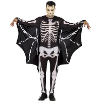 Costume di scheletro pipistrello sinistro per uomo