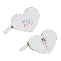 Portamonete cuore comunione bambina 17,5 x 1 x 11,5 cm - 1 pz.