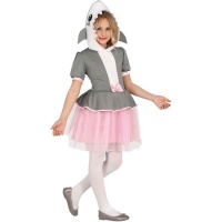 Costume da squalo per bambina