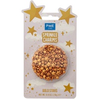 Sprinkles di stelle dorate da 25 gr - PME