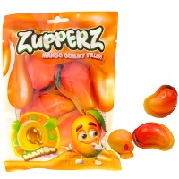 Ciuffi di gomma al gusto di mango da 18 gr - 4 pezzi