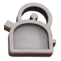 Agitatore per teiera in legno con magnete e acetato 6,5 x 6 cm - Artis decor