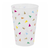 Bicchieri da 473 ml con triangoli colorati - 6 pz.