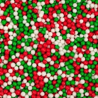 Mini perle di zucchero nei colori natalizi - PME - 85 g