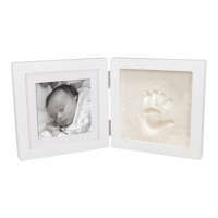 Set portafoto e impronta 2 cornici 32,3 x 16 cm - Artemio - 7 pezzi