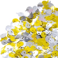 Coriandoli per palloncini color oro e argento 20 grammi