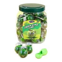 Gomme di mela verde con ripieno di gelatina da 18 gr - 50 pezzi
