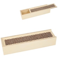 Valigetta in legno con bilancia 24 x 6,5 x 4,5 cm