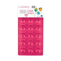 Stampo per cake pop in silicone 3 cm - Scrapcooking - 15 cavità