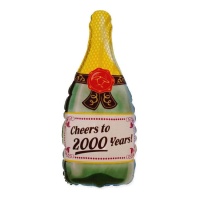 Pallone da 83 cm con bottiglia di champagne - Conver Party