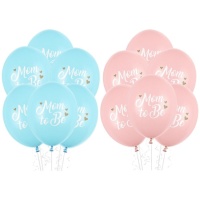 Palloncini in lattice Mom To Be 30 cm - PartyDeco - 6 pezzi