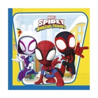 Tovaglioli Spidey 16,5 x 16,5 cm - 20 unità