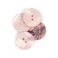 Bottoni rosa blush - Drops - 50 unità
